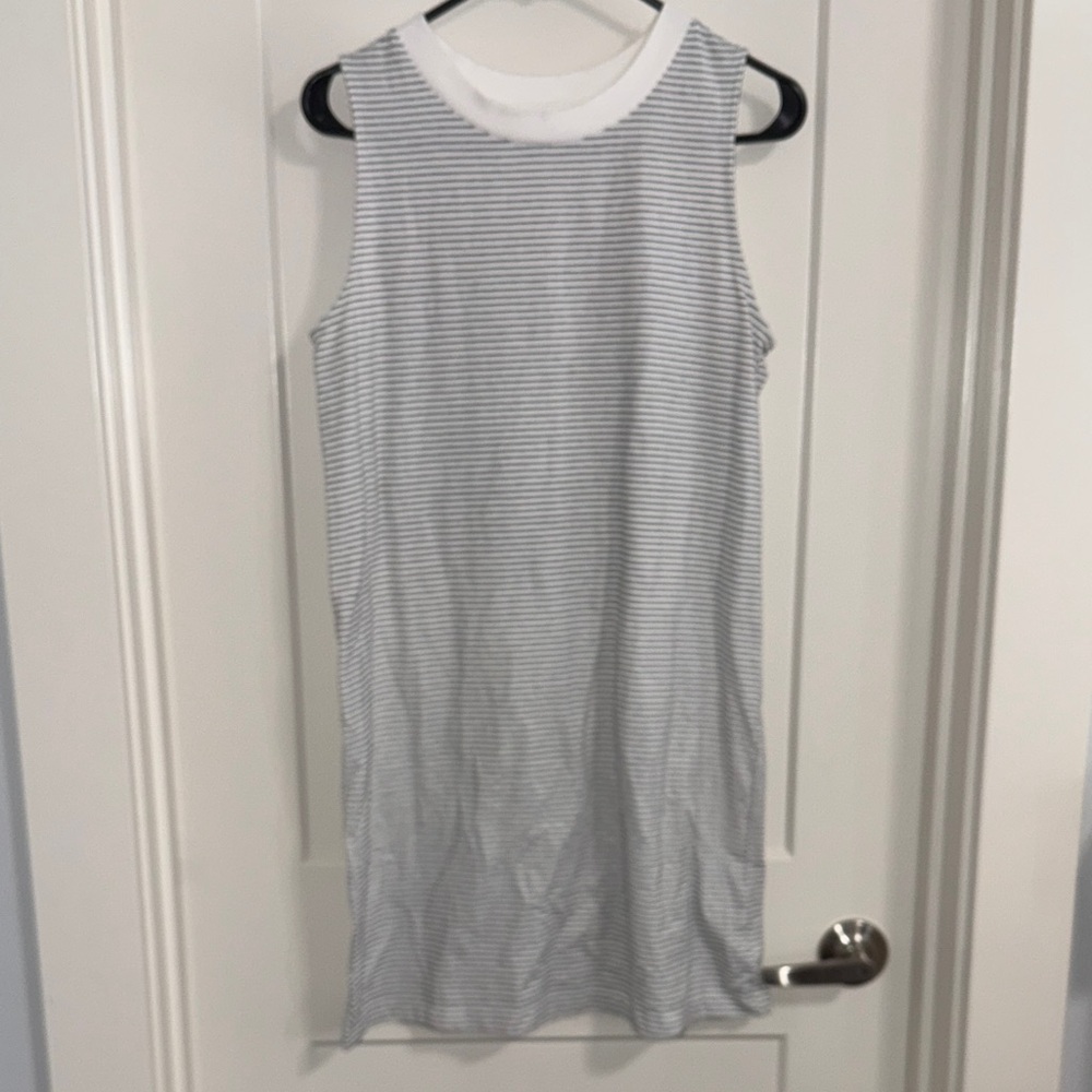 A New Day Black and White Striped Top